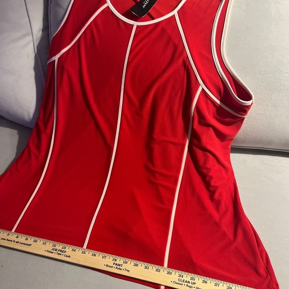 - New Alfani  Red Sleeveless top   4x - Picture 5 of 15